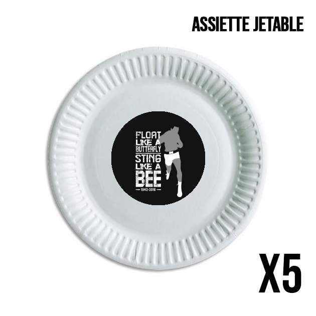 Assiette Float like a butterfly Sting like a bee