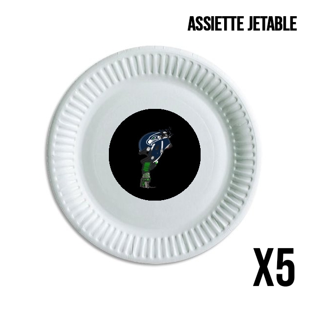 Assiette Football Helmets Seattle 