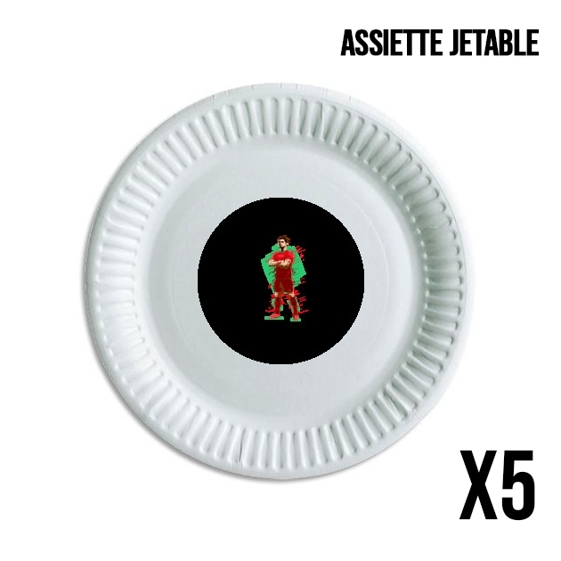 Assiette Football Legends: Cristiano Ronaldo - Portugal