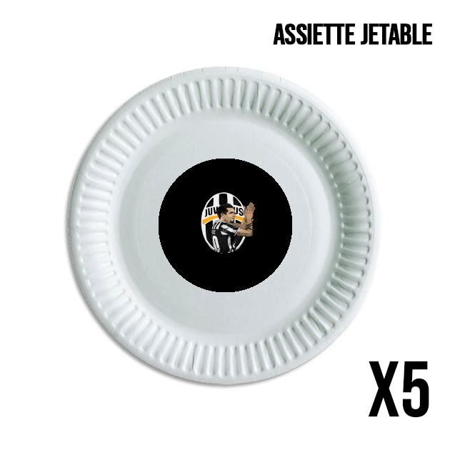 Assiette Football Stars: Carlos Tevez - Juventus