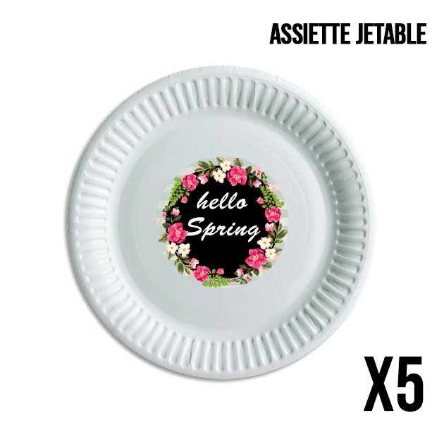 Assiette HELLO SPRING