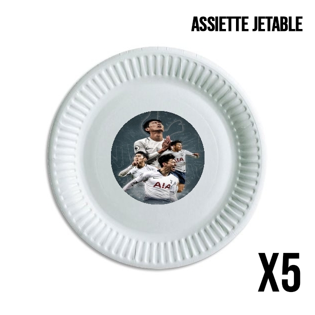 Assiette heung min son fan