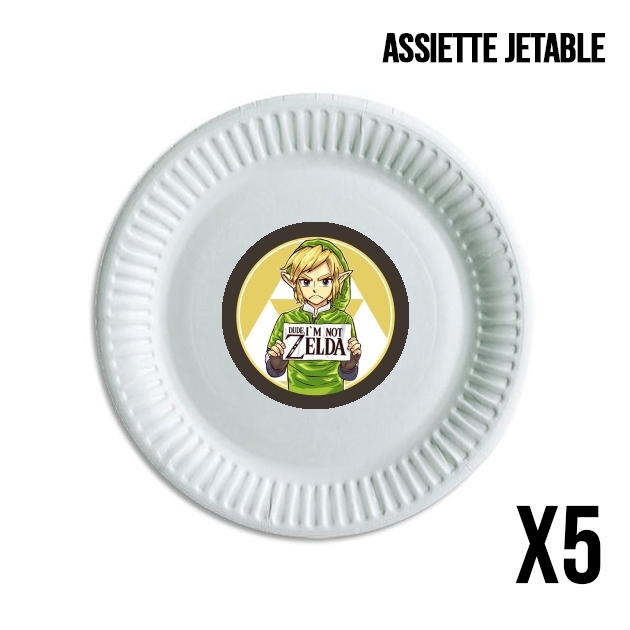 Assiette Im not Zelda