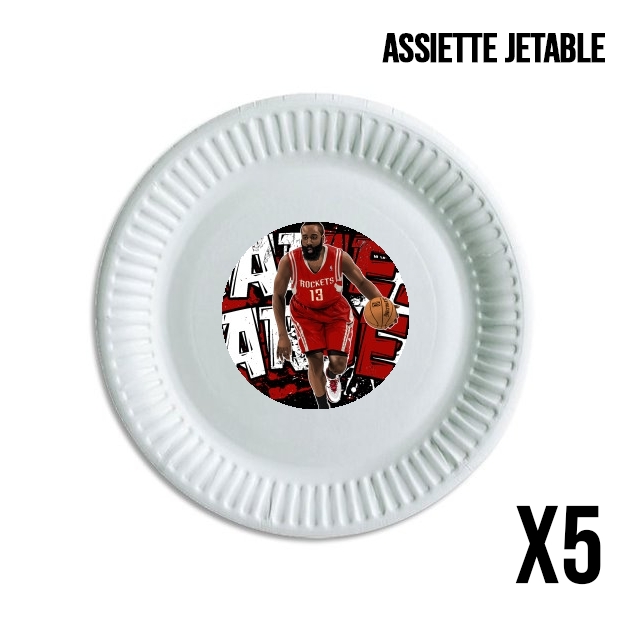 Assiette James Harden Basketball Legend