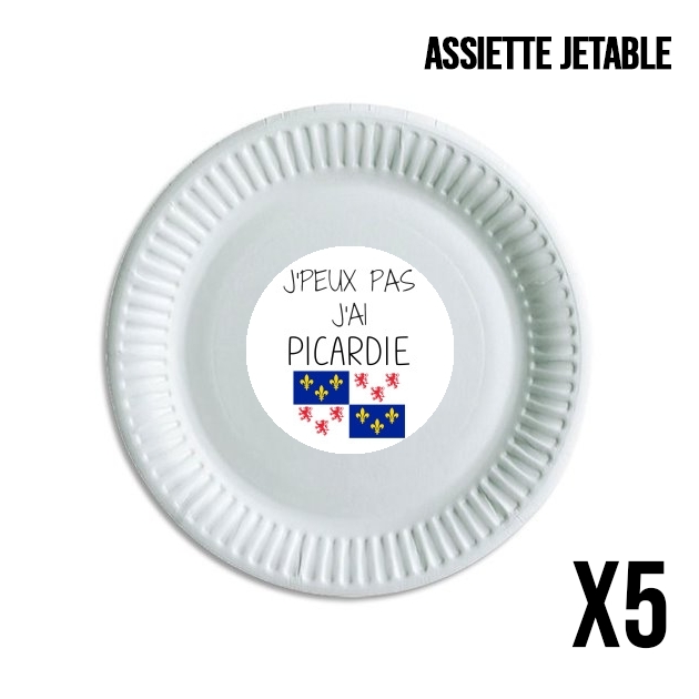 Assiette Je peux pas jai picardie