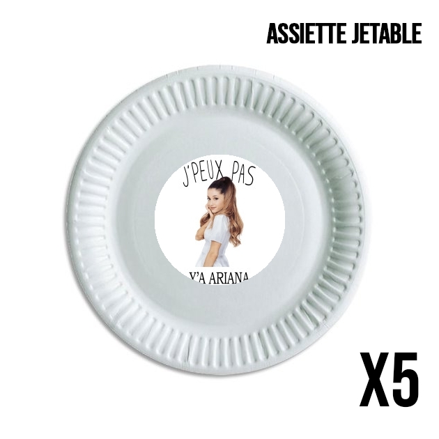 Assiette Je peux pas y'a ariana