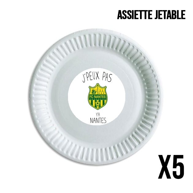 Assiette Je peux pas y'a Nantes