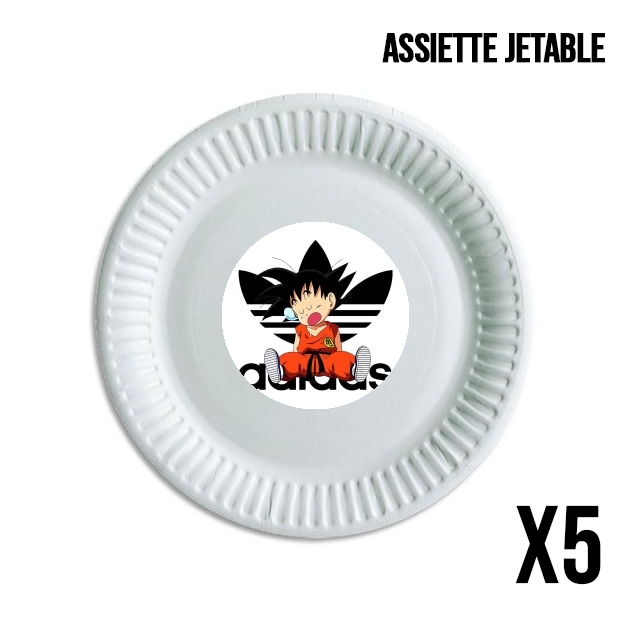 Assiette Kid Goku Adidas Joke