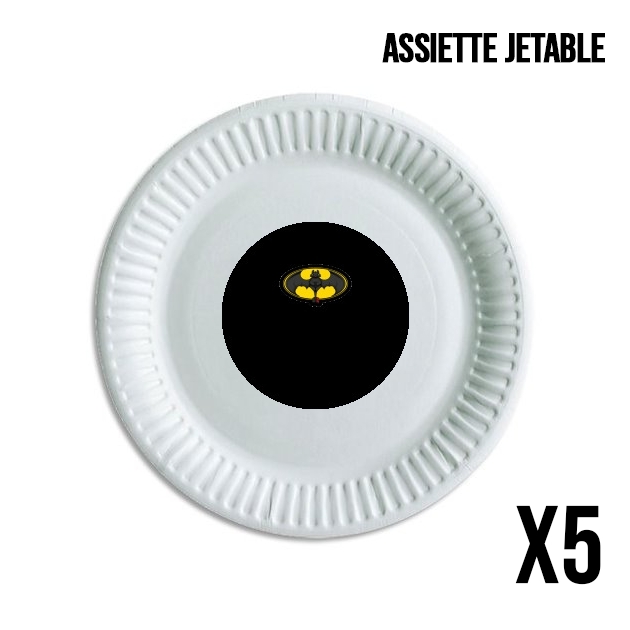 Assiette Krokmou x Batman