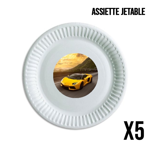 Assiette lamborghini