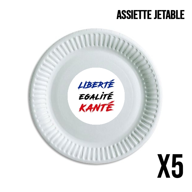 Assiette Liberte egalite Kante