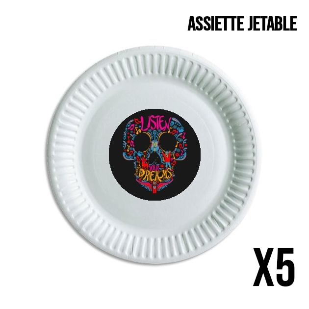 Assiette Listen to your dreams Tribute Coco