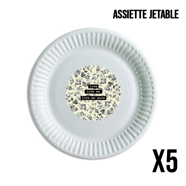 Assiette love me more