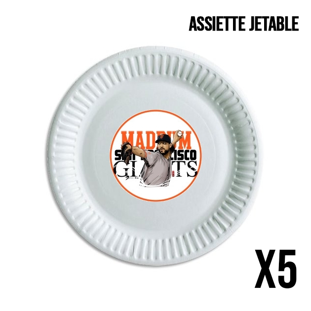 Assiette MLB Stars: Madison Bumgarner - Giants San Francisco