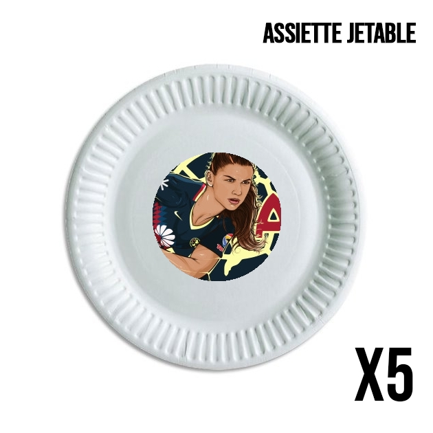 Assiette Morgan Club America 