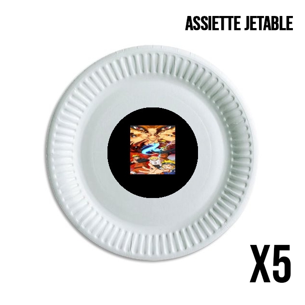 Assiette Naruto Evolution