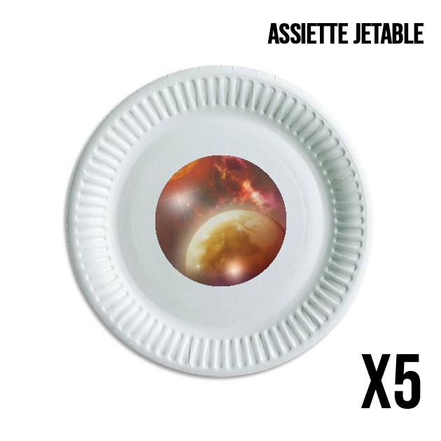 Assiette Système Solaire