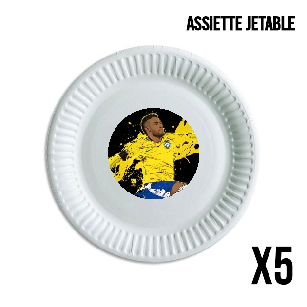 Assiette Neymar Carioca Paris