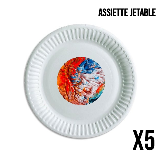 Assiette Orange Painting