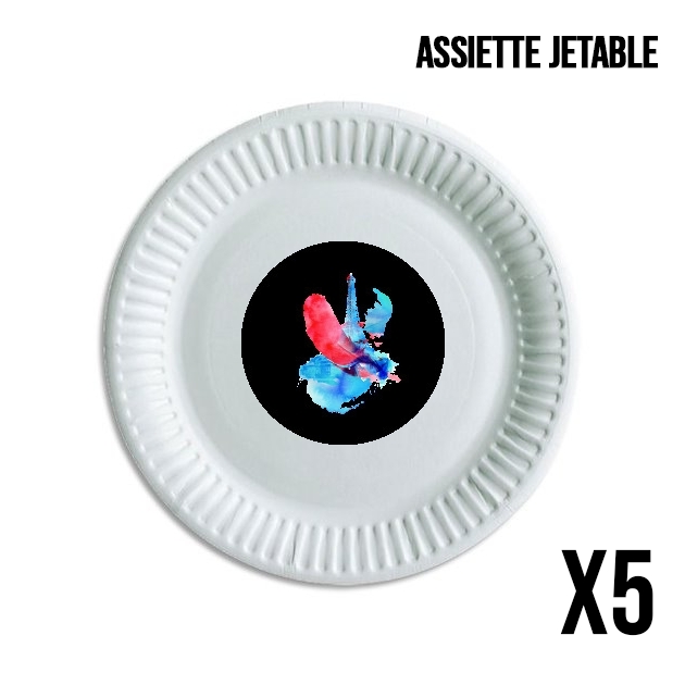 Assiette Paris Poétique