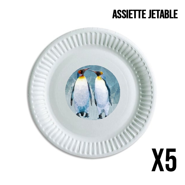 Assiette Pingouin Love