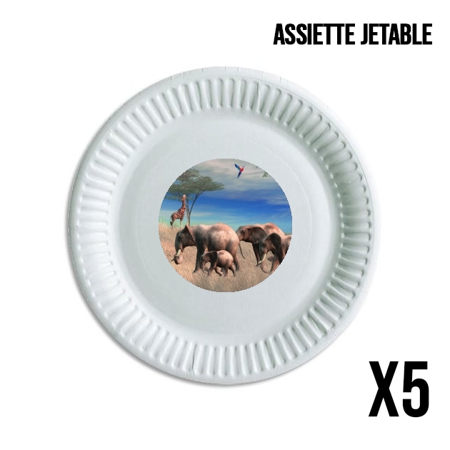 Assiette Safari