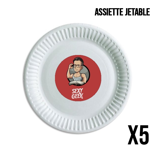 Assiette Sexy geek