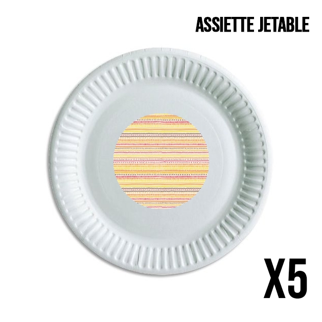 Assiette Summer Pattern