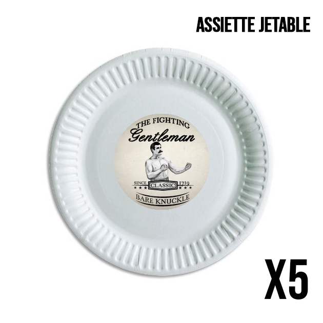 Assiette The Fighting Gentleman