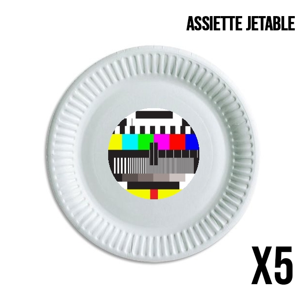 Assiette tv test screen