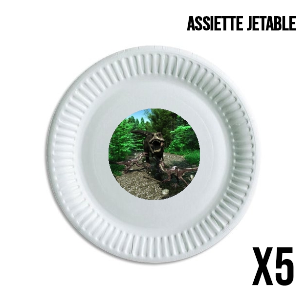 Assiette Tyrannosaurus Rex 4