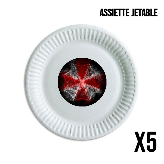 Assiette Umbrella Smoke