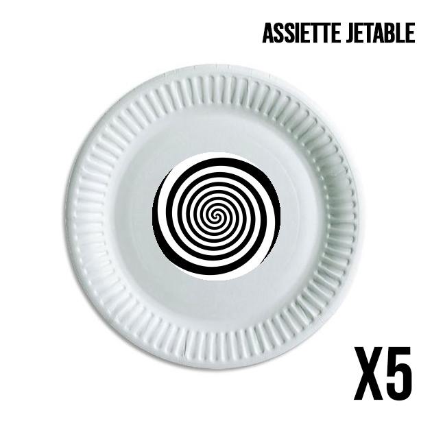 Assiette Vertigo Hypnotique