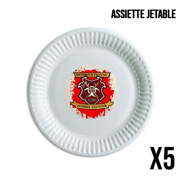 Assiette Zombie Hunter