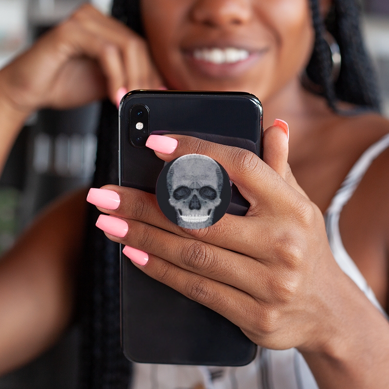 PopSockets abstract skull