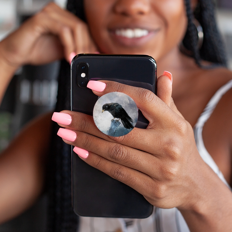 PopSockets Black Crow