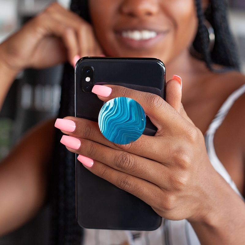 PopSockets Blue Lava Pouring