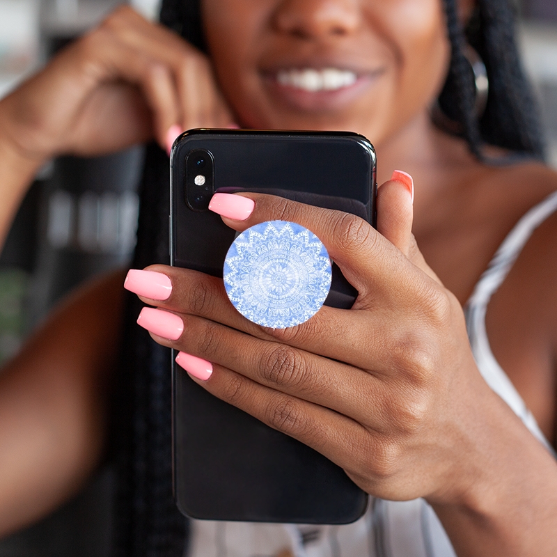 PopSockets Bohemian Flower Mandala in Blue