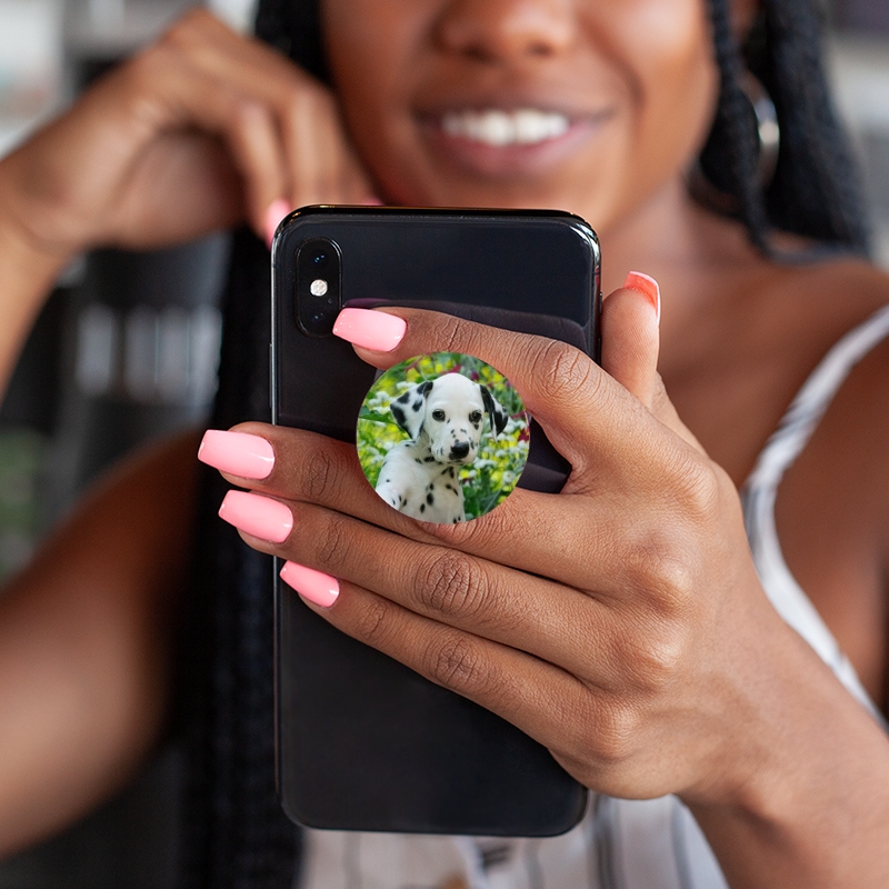 PopSockets chiot dalmatien dans un panier