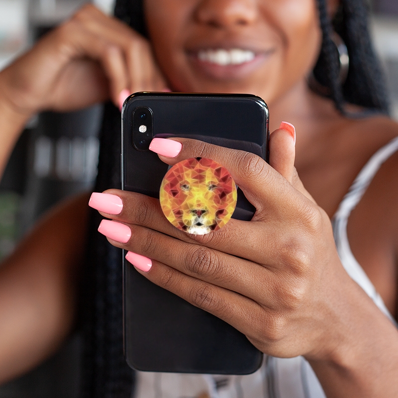 PopSockets fractal lion