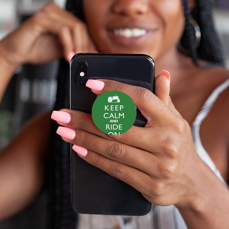 PopSockets Keep Calm And ride on Tractor