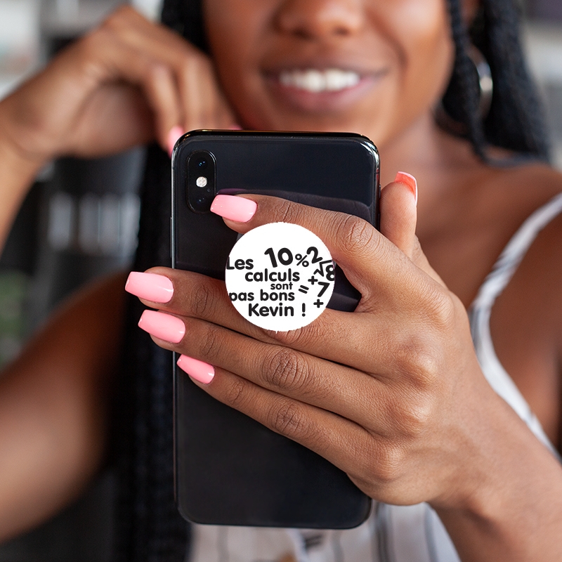 PopSockets Les calculs ne sont pas bon Kevin - Prénom personnalisable