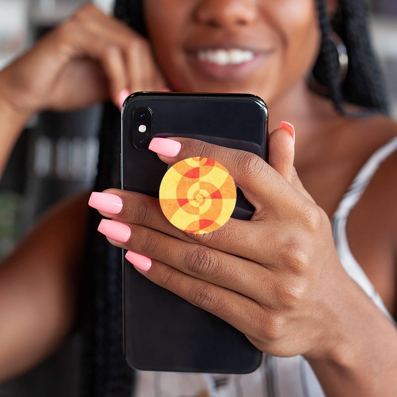 PopSockets SPIRAL ORANGE