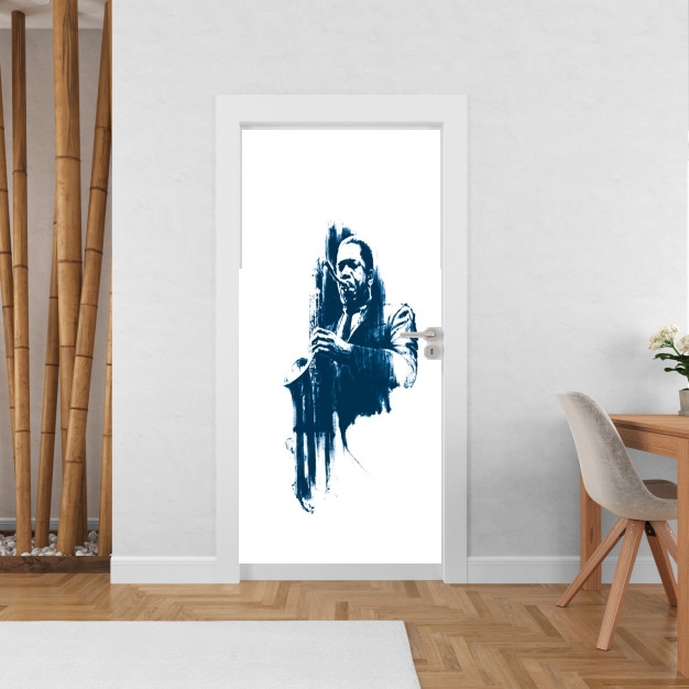 Sticker John Coltrane Jazz Art Tribute