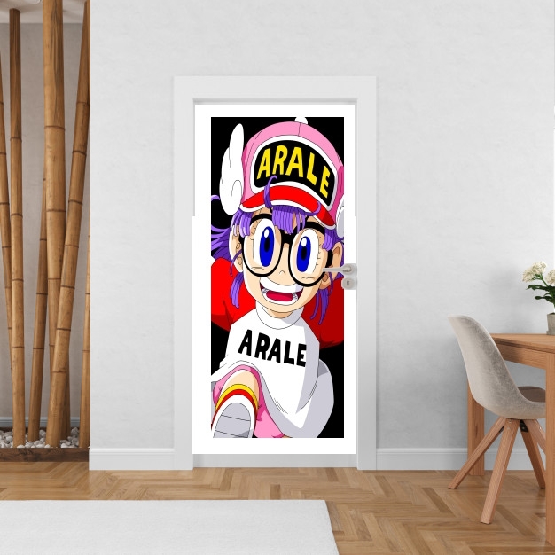 Sticker Run Arale Norimaki