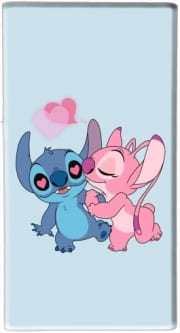 Coque Stitch Angel Love Heart pink pour téléphone Iphone / Samsung / Xiaomi  / Huawei et plus