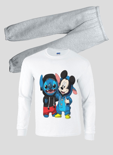 Pyjama enfant et Adulte Stitch x The mouse