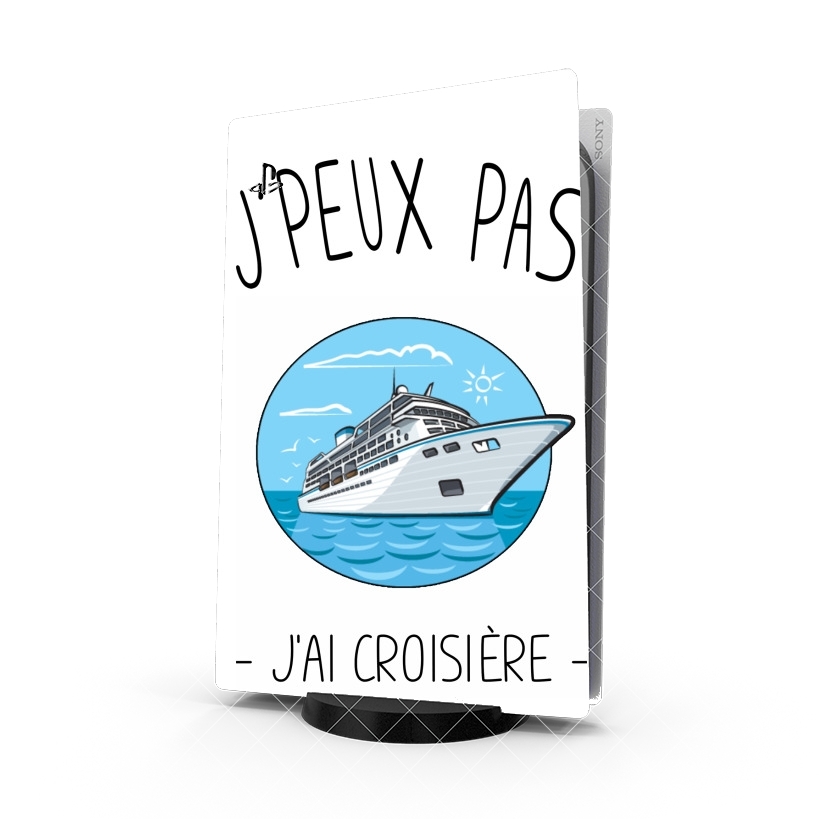 Autocollant Je peux pas j'ai croisière Bateau