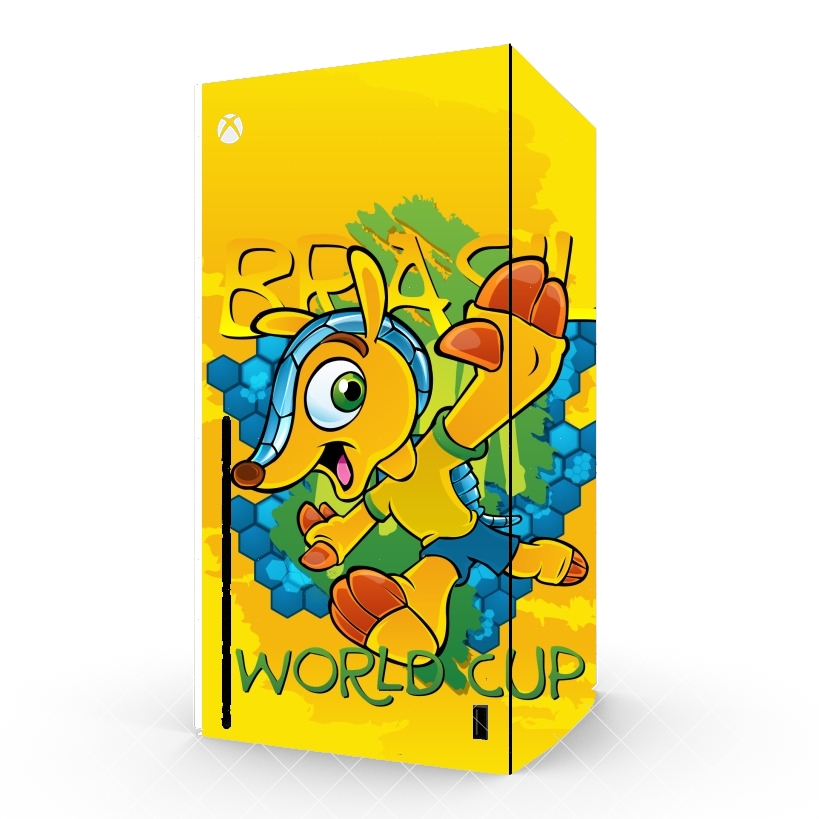 Autocollant Fuleco Brasil 2014 World Cup 01