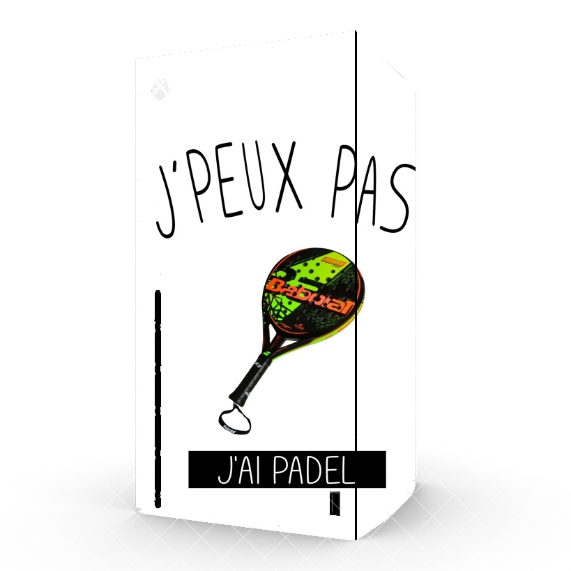 Autocollant Je peux pas jai Padel